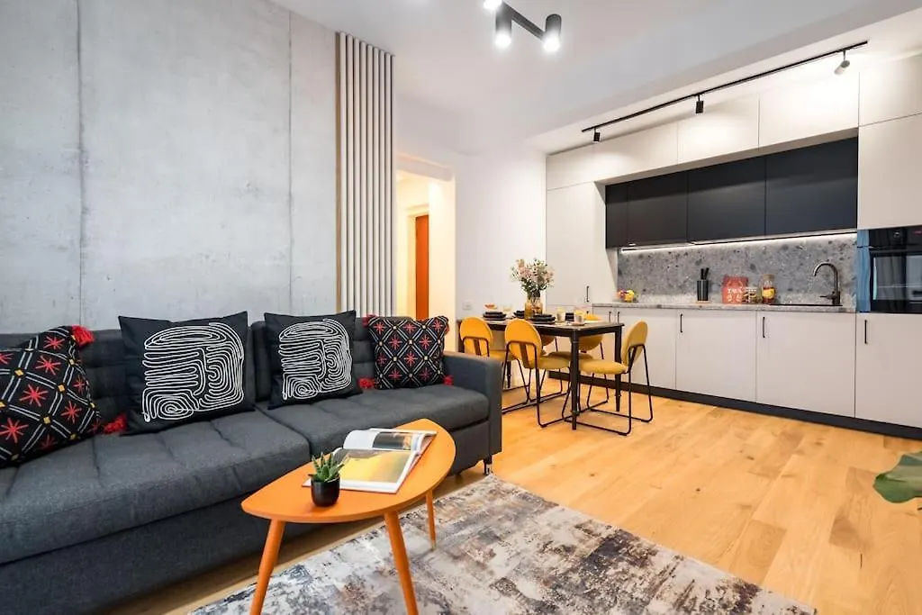Apartment Sunny 2Br Flat - Top Location - Charming Balcony Bucharest Romania